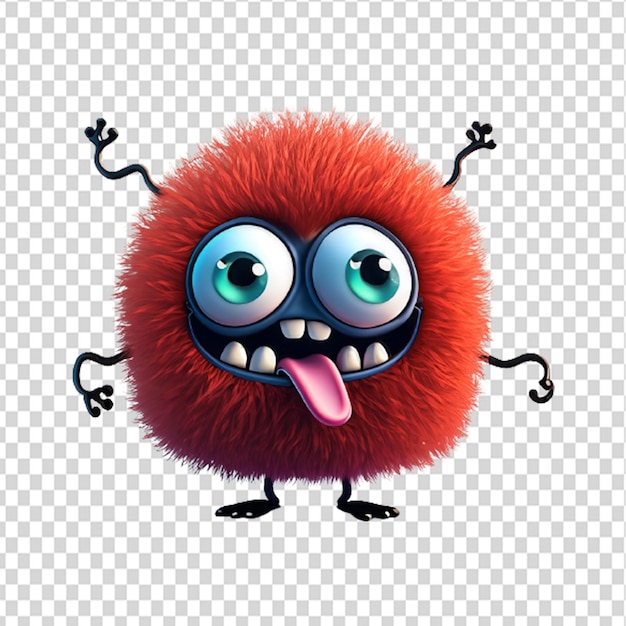 cute monster with a long tongue Funny cartoon monster Cartoon monster face mouth with long tongue