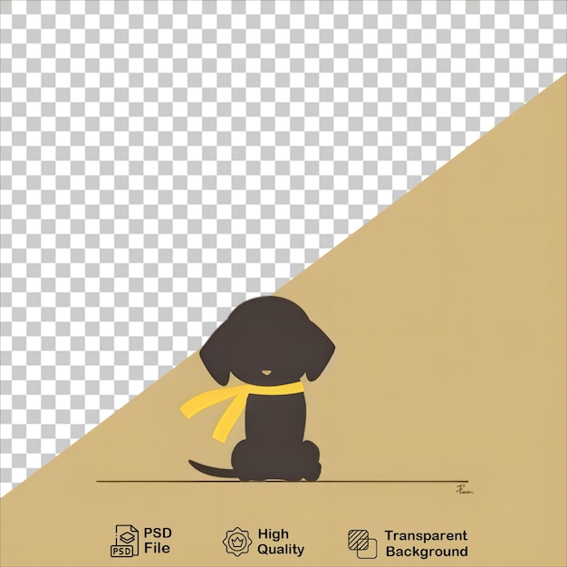 Cute Ninja Dog Cartoon Character in Vector Style