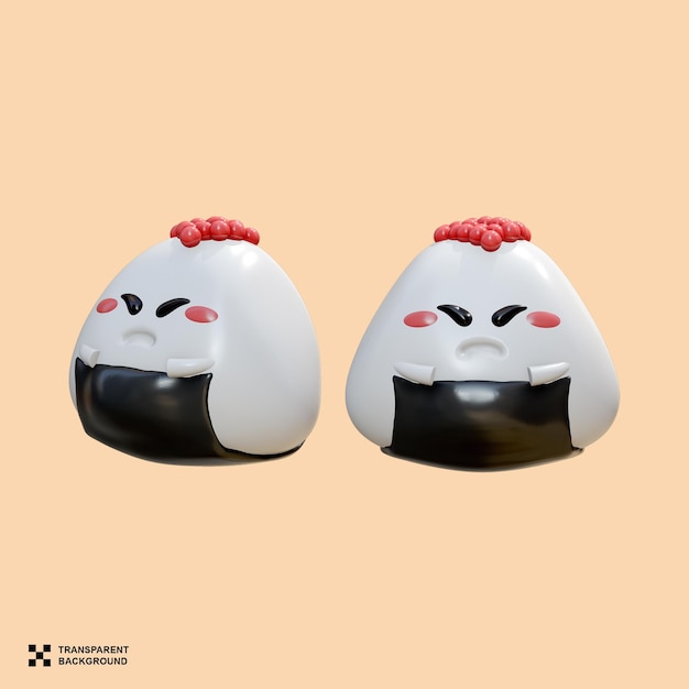 PSD cute onigiri