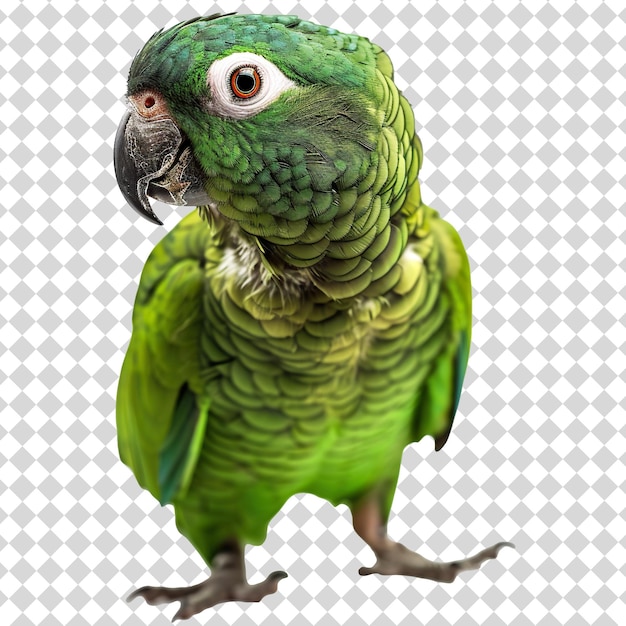 Cute parrot Isolated on transparent background PSD file format