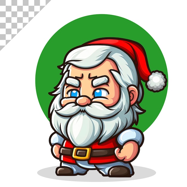 Cute Santa Claus character