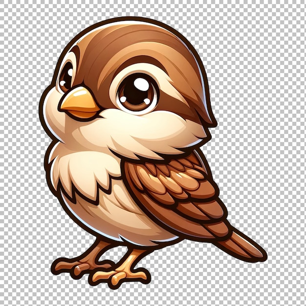 Cute Sparrow Clipart