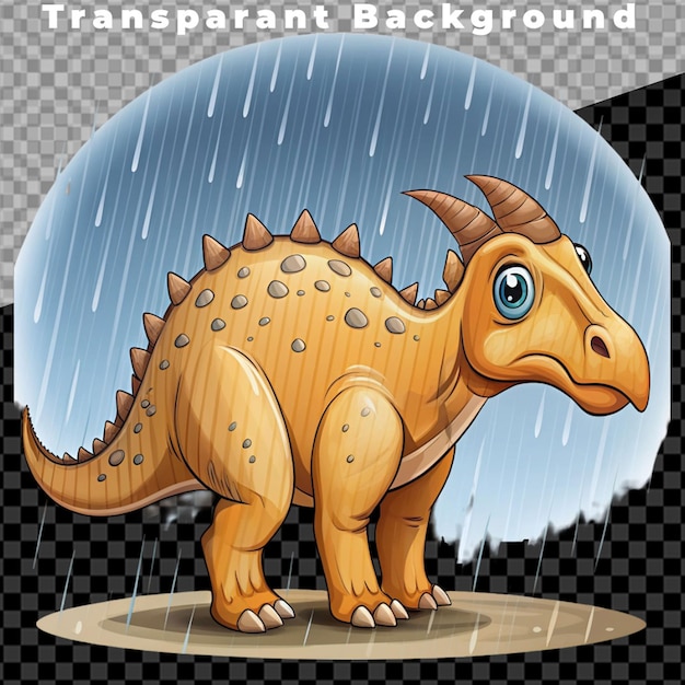 Cute spinosaurus dinosaur isolated