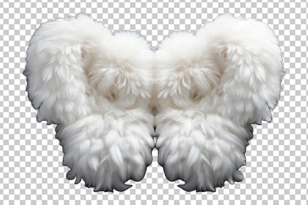 Cute teddy bear wings Transparent background