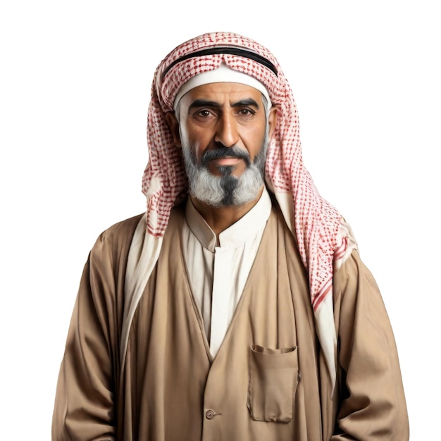 PSD cutout arab man isolated