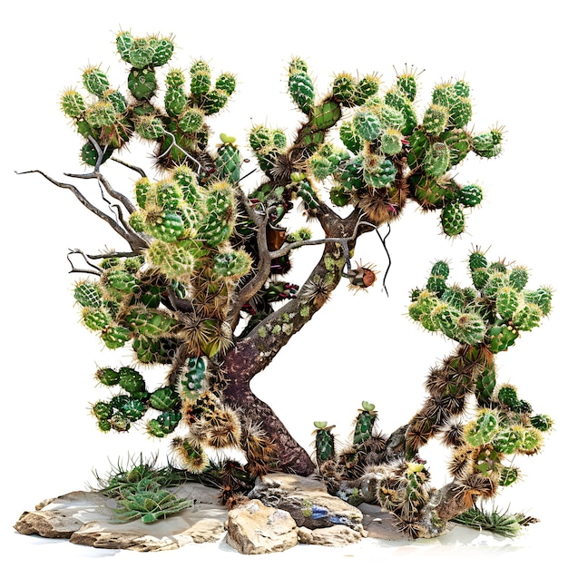 cutout plants cactus archviz psd