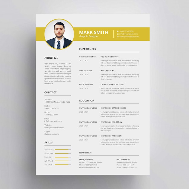 CV template resume