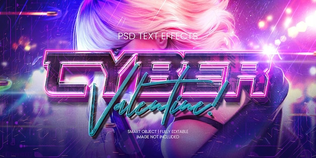 CYBER VALENTINE! TEXT EFFECT