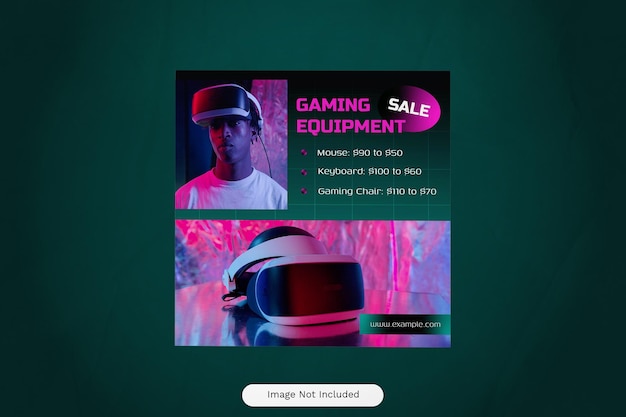 Cyberpunk Video Games Sale Instagram Post 06