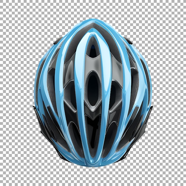 PSD cycling helmet on transparent background ai generated