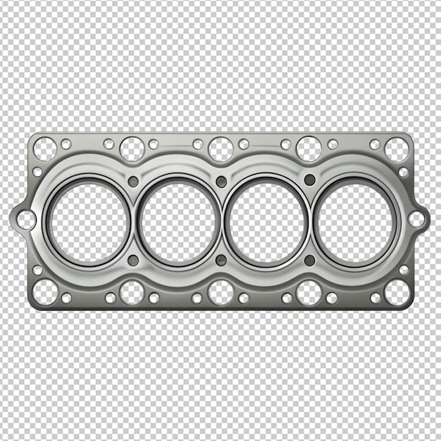 PSD cylinder head gasket icon vector illustration