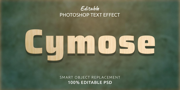 Cymose Photoshop Text Effect