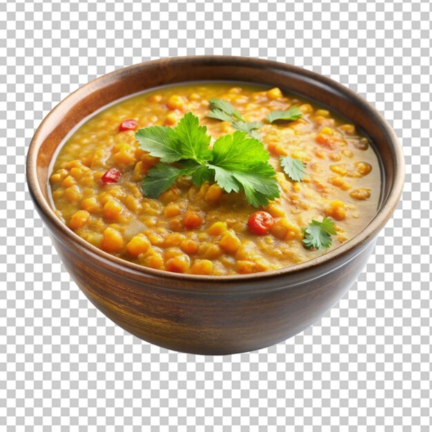 PSD daal isolated on transparent background