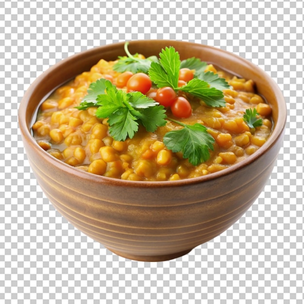 PSD daal isolated on transparent background