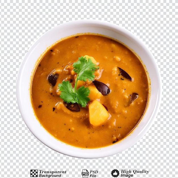 Dal makhani isolated on transparent background