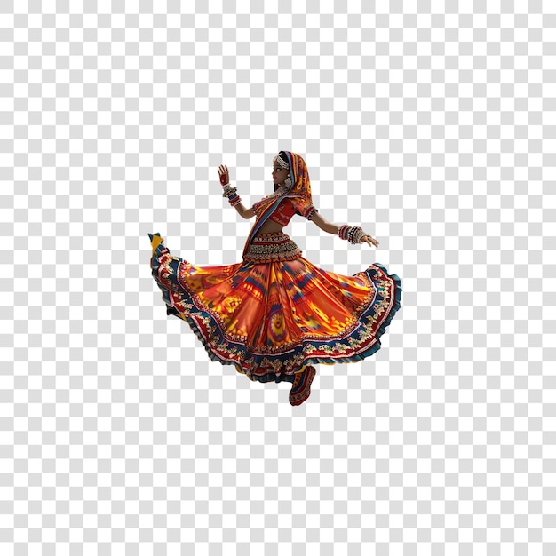 PSD dandiya dance diwali hinduon transparent background