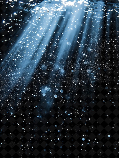 a dark background with snowflakes and stars