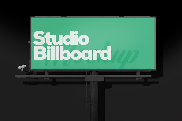 Dark Billboard Mockup