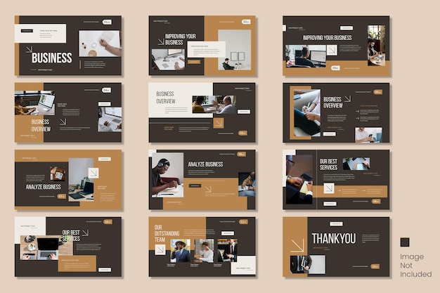 Dark business Presentation Template