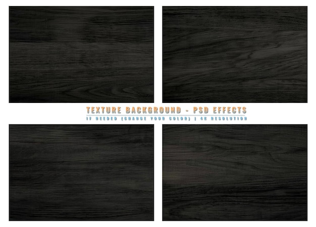 Dark gray wooden textured on transparent background