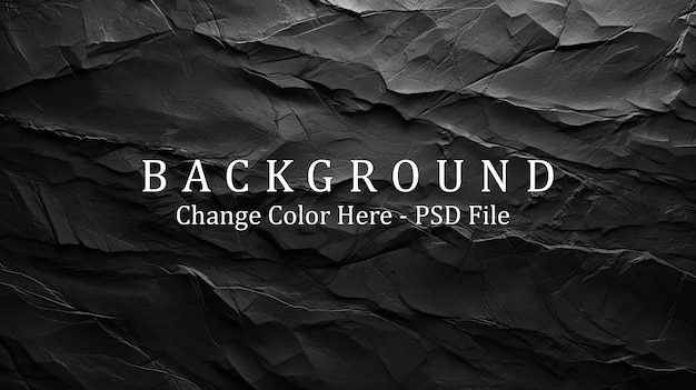 PSD dark grey black slate texture background pattern of grey black stone wall design art