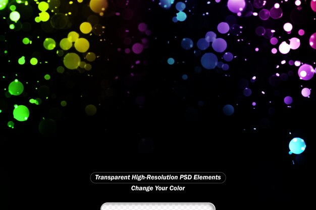 Dark Multicolor Rainbow vector red banner with set of circles dots