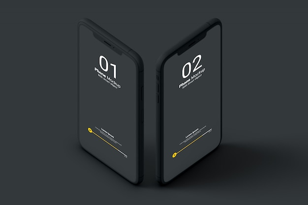 Dark Phone Mockup