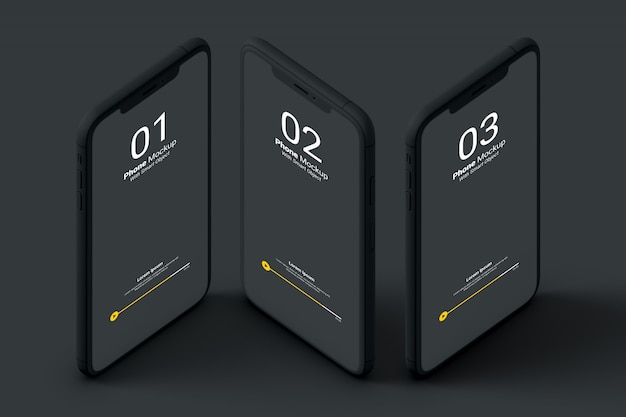 Dark Phone Mockup