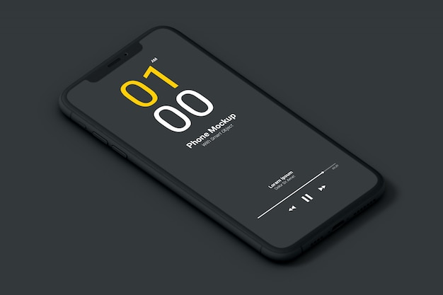 Dark Phone Mockup