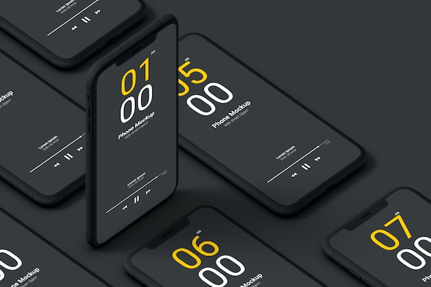 Dark Phone Mockup