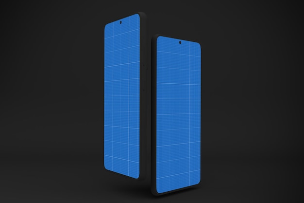 Dark Smart Phone Mockup