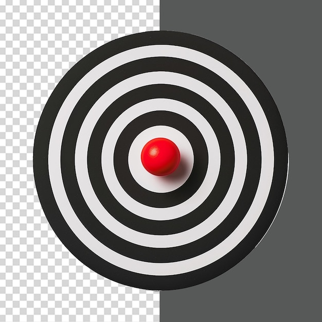 Dartboard isolated on transparent background