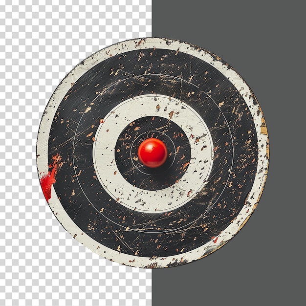 Dartboard isolated on transparent background