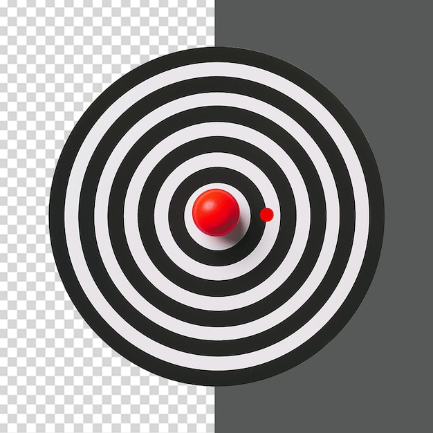 Dartboard isolated on transparent background