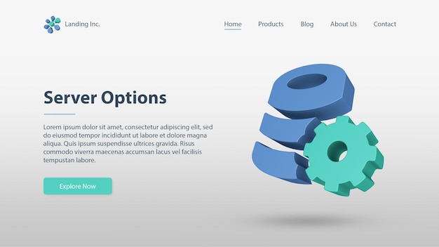 Data Processing Landing Page