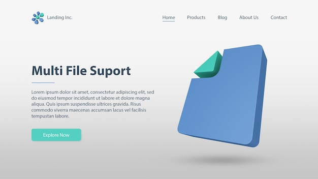 Data Processing Landing Page