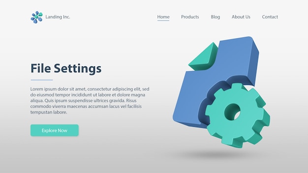 Data Processing Landing Page