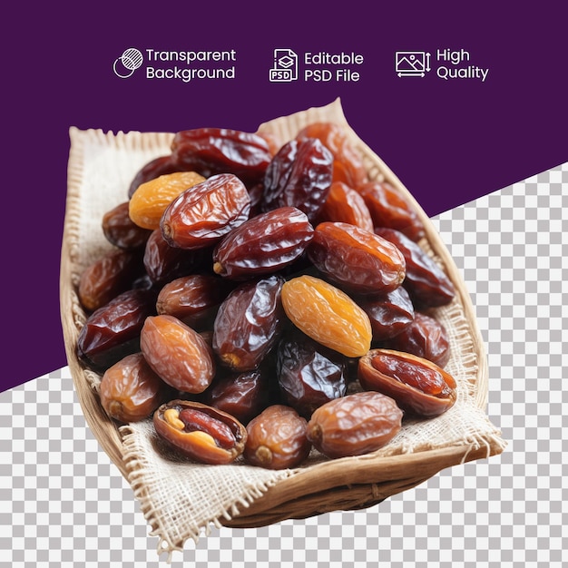 dates on a white background