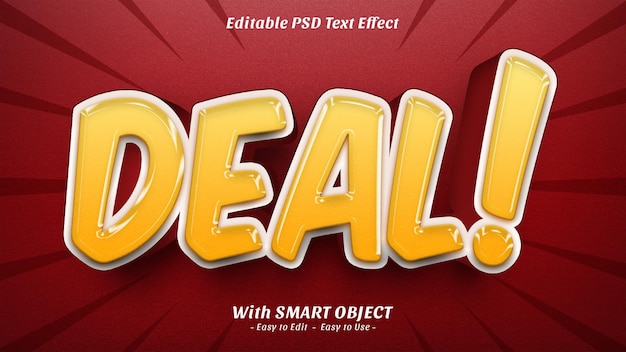 Deal text style effect