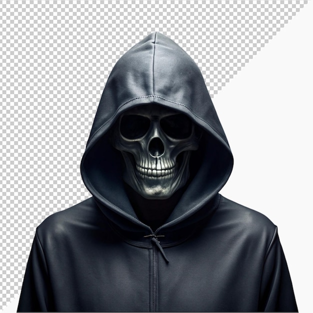 death inthehoodconcept on transparent background