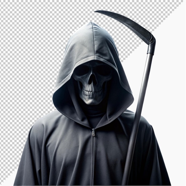 death inthehoodconcept on transparent background