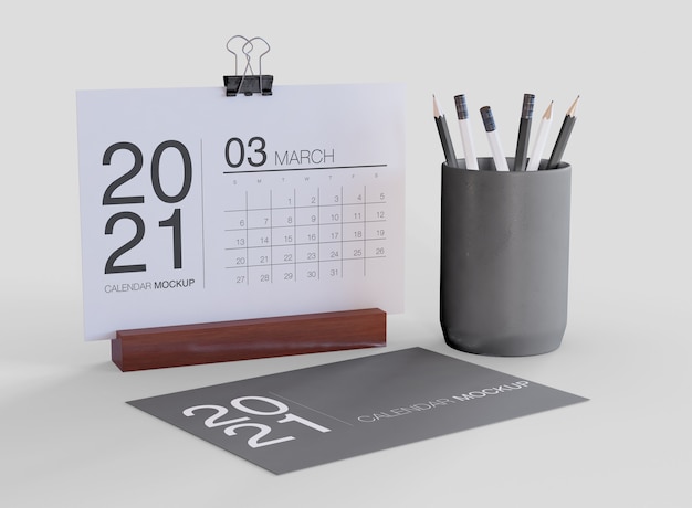 Decorative Calendar Mockup