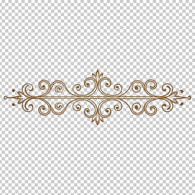 PSD decorative wedding ornament design