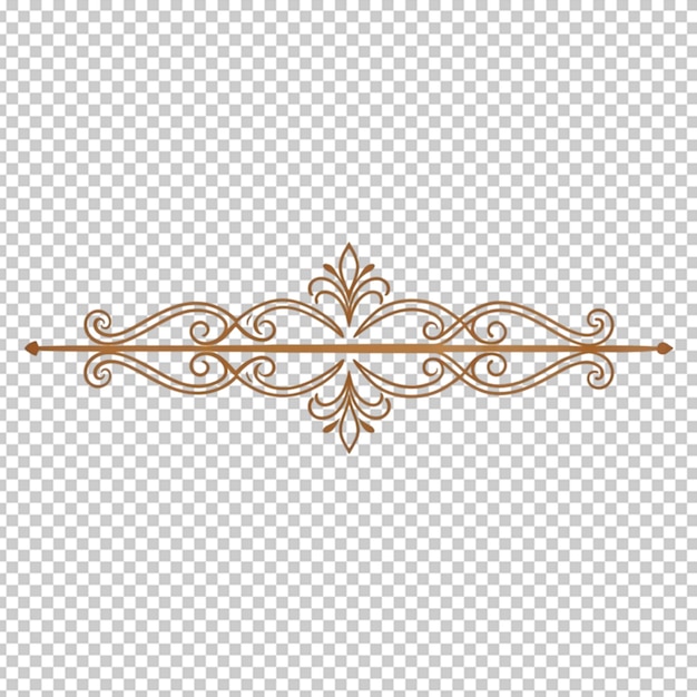 PSD decorative wedding ornament design