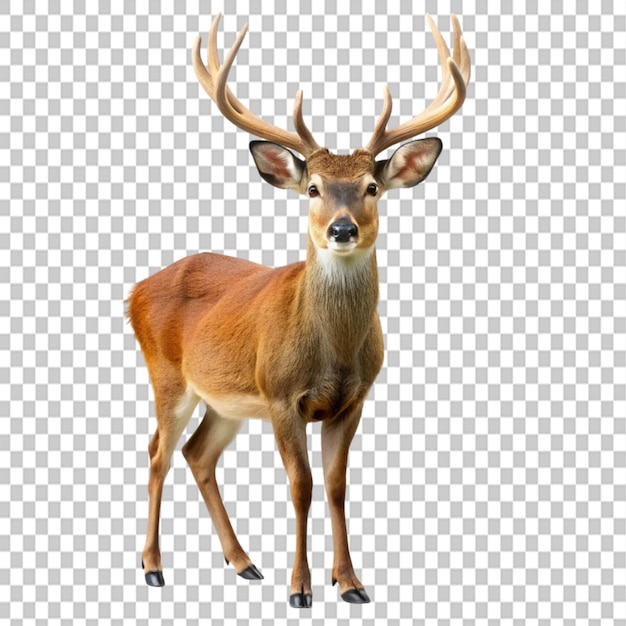 PSD deer isolated on transparent background