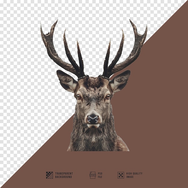 Deer vector image without HD quality background