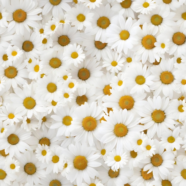 PSD delicate daisies a pastel dream seamless pattern