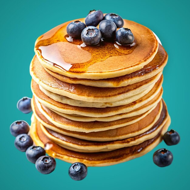 PSD delicious 3d pancakes still life