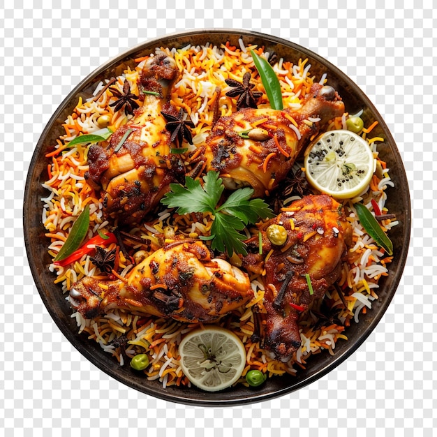 PSD delicious chicken biryani