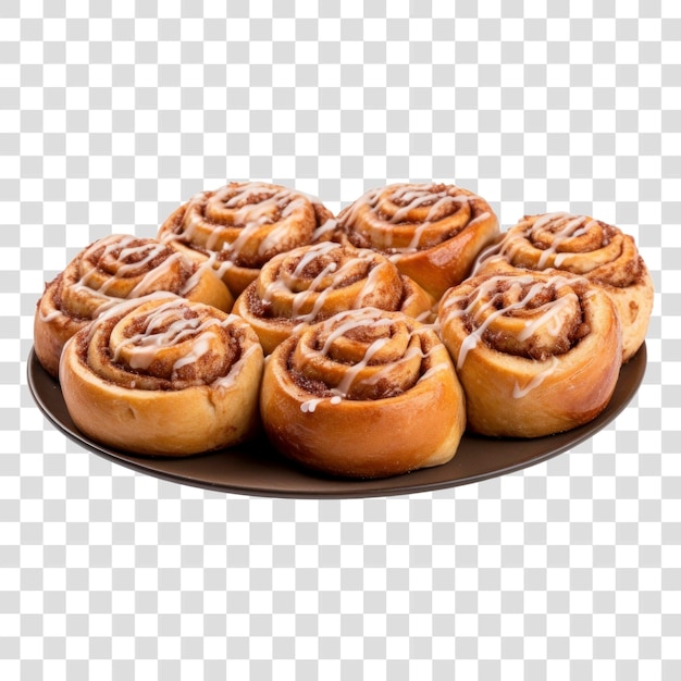 Delicious cinnamon rolls with icing